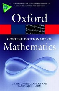 Abbildung von: Concise Oxford Dictionary Of Mathematics - Oxford University Press