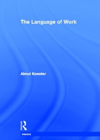 Enlarge image Cover: The Language of Work - Routledge