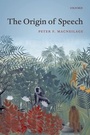 Cover: The Origin of Speech - Oxford University Press