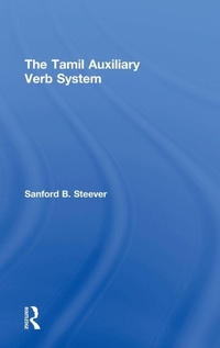 Enlarge image Cover: The Tamil Auxiliary Verb System - Routledge