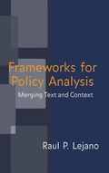 Cover: Frameworks for Policy Analysis - Routledge