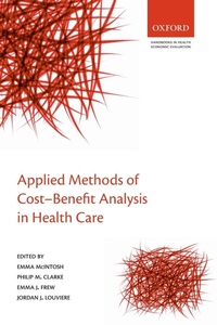Enlarge image Cover: Applied Methods of Cost-Benefit Analysis in Health Care - Oxford University Press