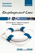 Cover: Employment Law 2008-2009 - Oxford University Press