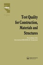 Cover: Test Quality for Construction, Materials and Structures - Spon Press