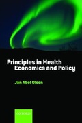 Cover: Principles in Health Economics and Policy - Oxford University Press