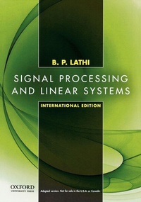 Enlarge image Cover: Signal Processing and Linear Systems - Oxford University Press Inc