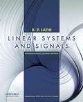 Cover: Linear Systems and Signals - Oxford University Press Inc