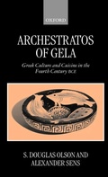 Cover: Archestratos of Gela: Greek Culture and Cuisine in the Fourth Century BC - Oxford University Press