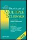 Cover: Multiple Sclerosis Dictionary - Informa Healthcare