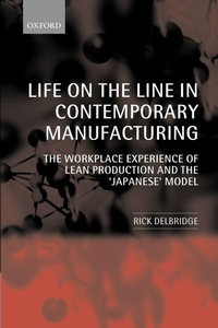 Enlarge image Cover: Life on the Line in Contemporary Manufacturing - Oxford University Press