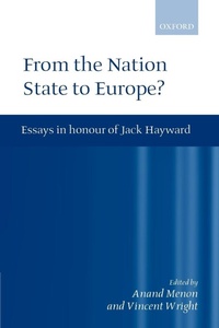 Enlarge image Cover: From the Nation State to Europe - Oxford University Press