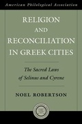 Cover: Religion and Reconciliation in Greek Cities - Oxford University Press Inc