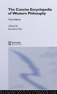 Enlarge image Cover: The Concise Encyclopedia of Western Philosophy - Routledge