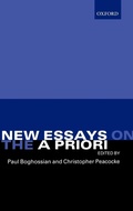 Cover: New Essays on the A Priori - Oxford University Press