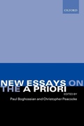 Cover: New Essays on the A Priori - Oxford University Press