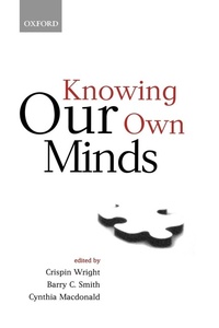 Enlarge image Cover: Knowing Our Own Minds - Oxford University Press