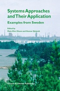 Cover: Systems Approaches and Their Application - Springer
