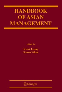 Enlarge image Cover: Handbook of Asian Management - Springer