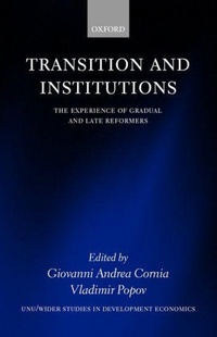 Enlarge image Cover: Transition and Institutions - Oxford University Press