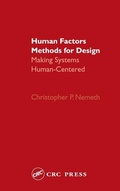 Cover: Human Factors Methods for Design - CRC Press