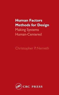 Enlarge image Cover: Human Factors Methods for Design - CRC Press