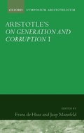 Cover: Aristotle's On Generation and Corruption I Book 1 - Oxford University Press