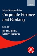 Cover: New Research in Corporate Finance and Banking - Oxford University Press
