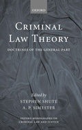 Cover: Criminal Law Theory - Oxford University Press