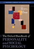 Cover: The Oxford Handbook of Personality and Social Psychology - Oxford University Press Inc