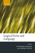 Cover: Logical Form and Language - Clarendon Press