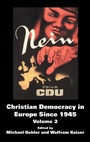 Cover: Christian Democracy in Europe Since 1945 - Routledge