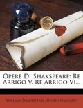 Cover: Opere Di Shakspeare - Nabu Press