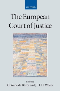 Enlarge image Cover: The European Court of Justice - Oxford University Press