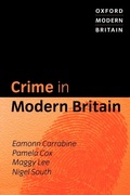 Cover: Crime in Modern Britain - Oxford University Press