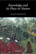 Cover: Knowledge and its Place in Nature - Oxford University Press