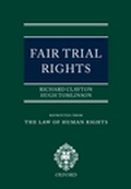 Cover: Fair Trial Rights - Oxford University Press