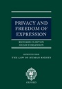 Cover: Privacy and Freedom of Expression - Oxford University Press