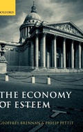 Cover: The Economy of Esteem - Oxford University Press