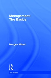 Enlarge image Cover: Management: The Basics - Routledge