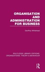 Bild: Organisation and Administration for Business (RLE: Organizations) - Routledge