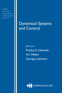 Enlarge image Cover: Dynamical Systems and Control - CRC Press