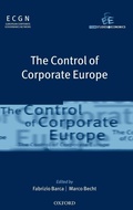 Cover: The Control of Corporate Europe - Oxford University Press