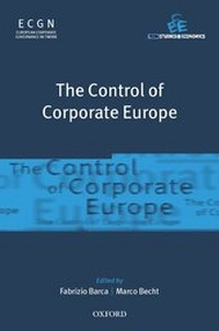 Enlarge image Cover: The Control of Corporate Europe - Oxford University Press