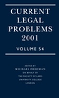 Bild: Current Legal Problems: 2001 v.54 - Oxford University Press