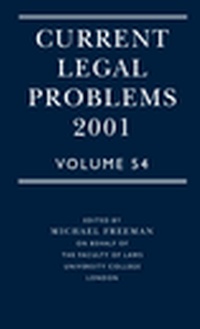 Bild: Current Legal Problems: 2001 v.54 - Oxford University Press