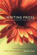 Cover: Writing Prose - Oxford University Press, Canada