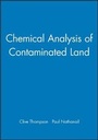 Cover: Chemical Analysis of Contaminated Land - Wiley