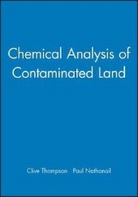Enlarge image Cover: Chemical Analysis of Contaminated Land - Wiley