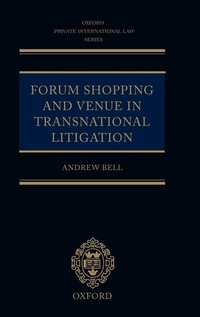 Abbildung von: Forum Shopping and Venue in Transnational Litigation - Oxford University Press