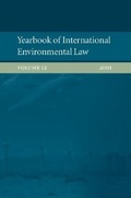 Bild: Yearbook of International Environmental Law - Oxford University Press